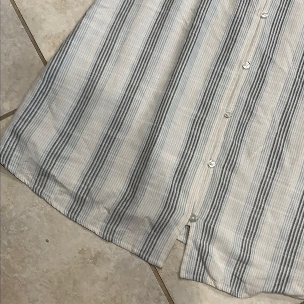 New Volcom Winding Roads Button Front Midi Dress M - image 8